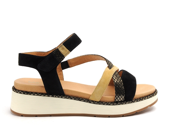 Fugitive nu pieds talons femme kiry noir