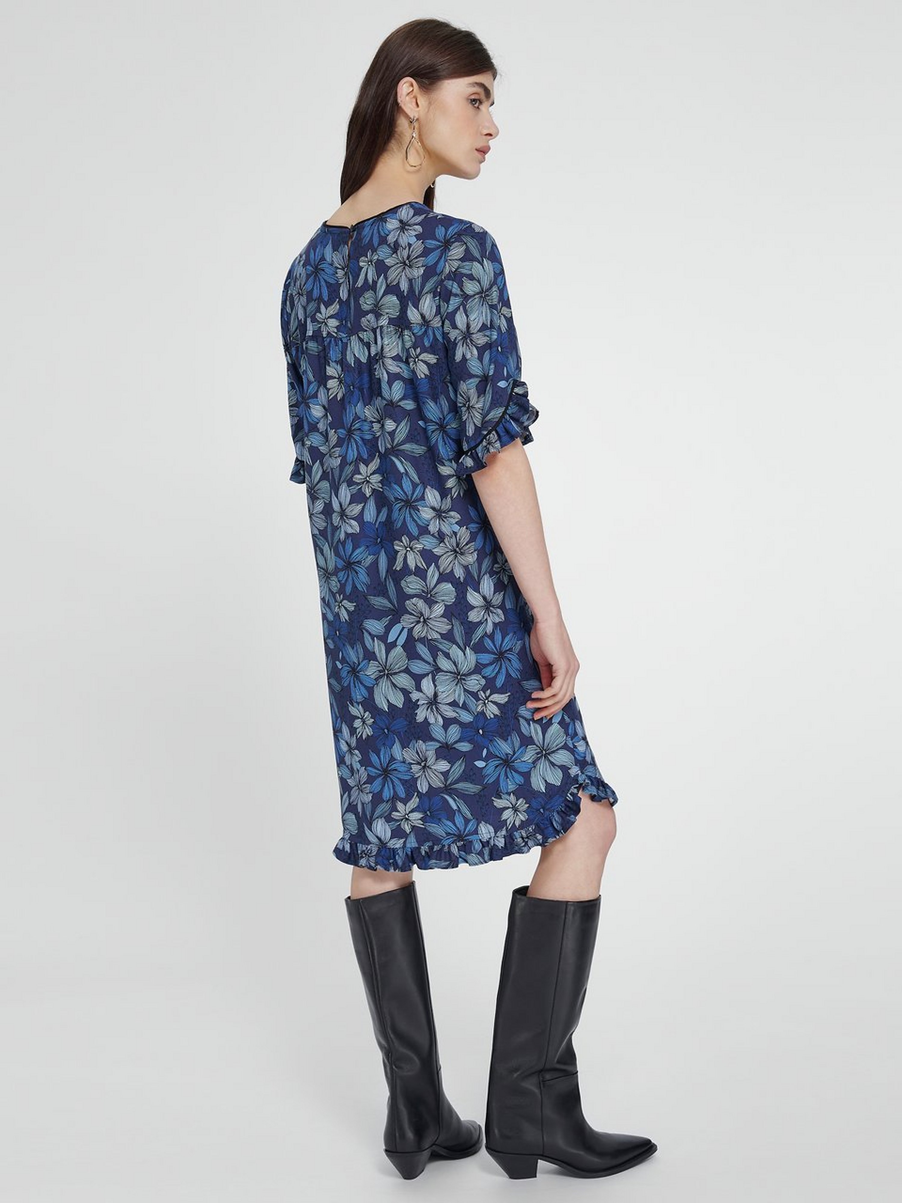 Kleid mit 1/2-Arm
