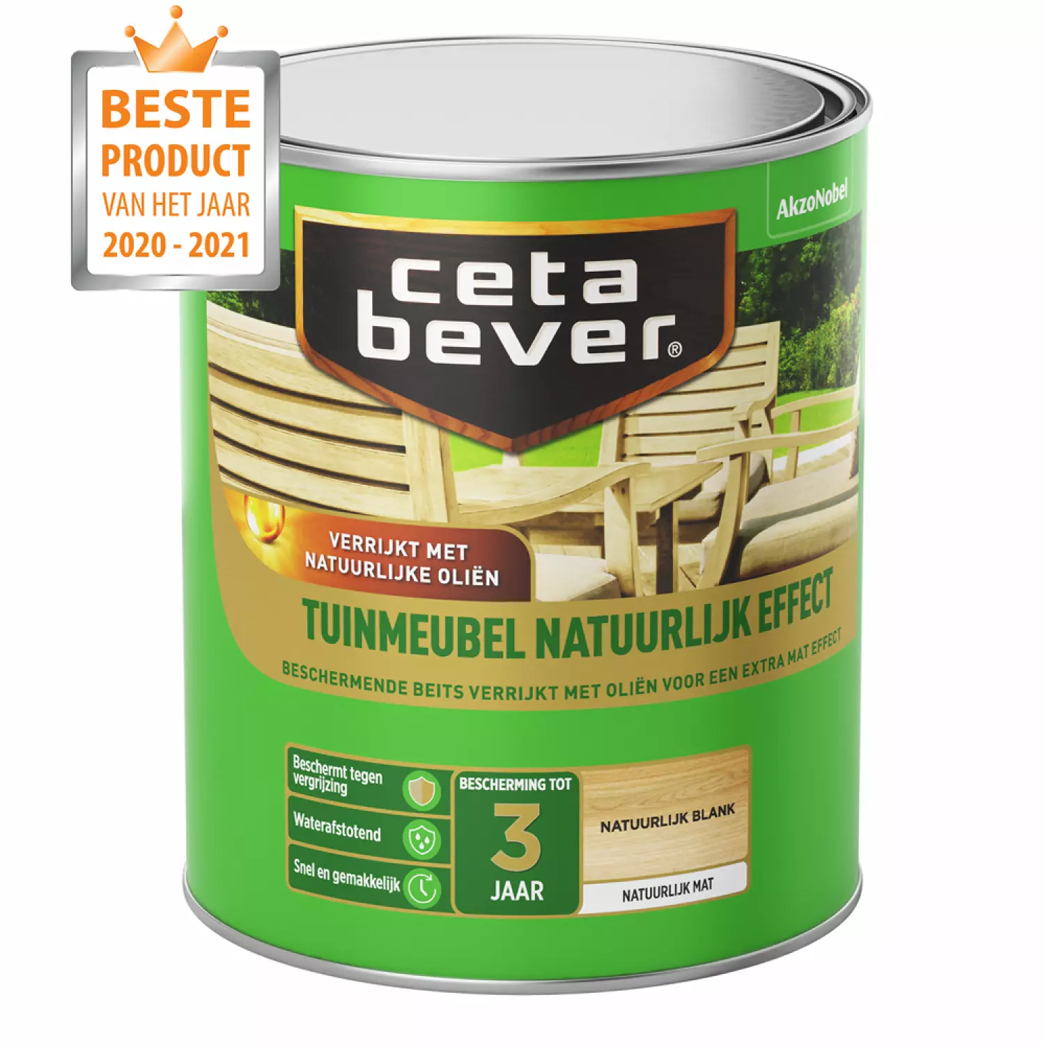 Cetabever Tuinmeubelbeits Natuurlijk - Blank - 750ml