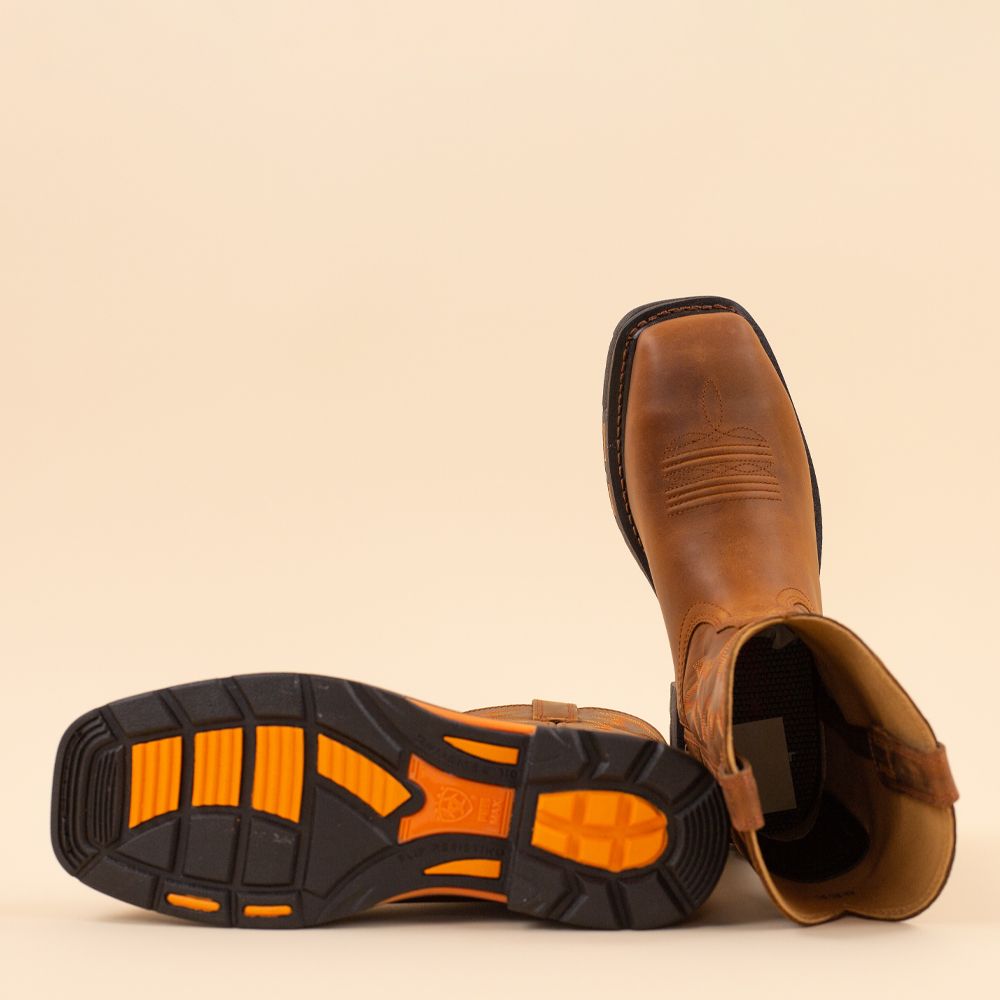 Ariat mens Workhog Wide Square Steel Toe