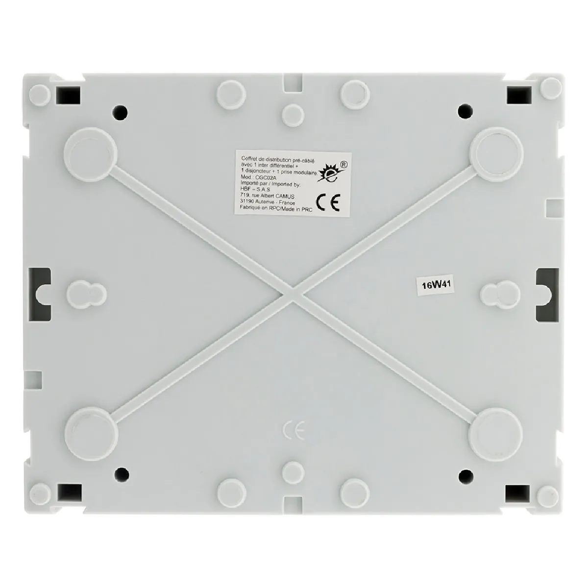 Zenitech Coffret électrique étanche IP65 8 modules