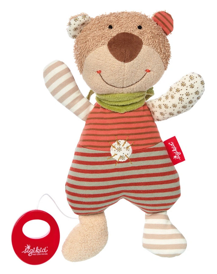 Spieluhr NATURAL LOVE – BÄR in bunt