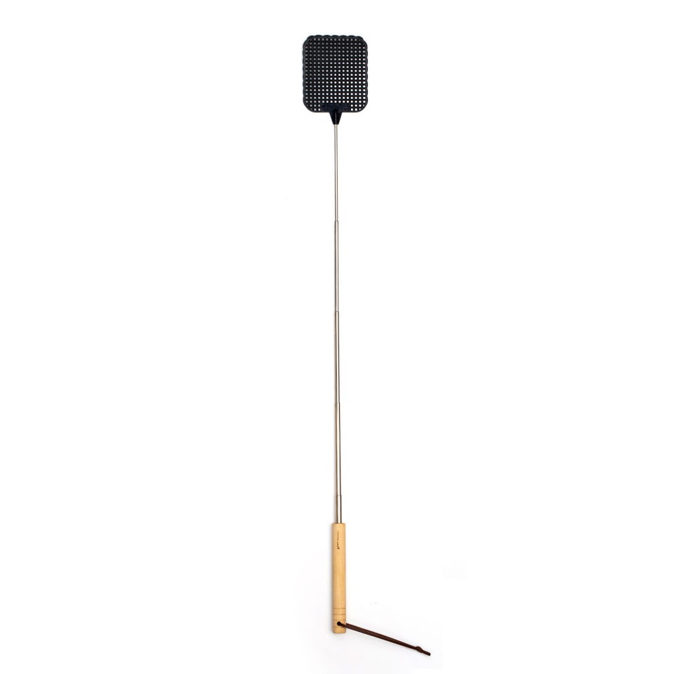 Extendable Fly Swatter Asst Bk/Gr