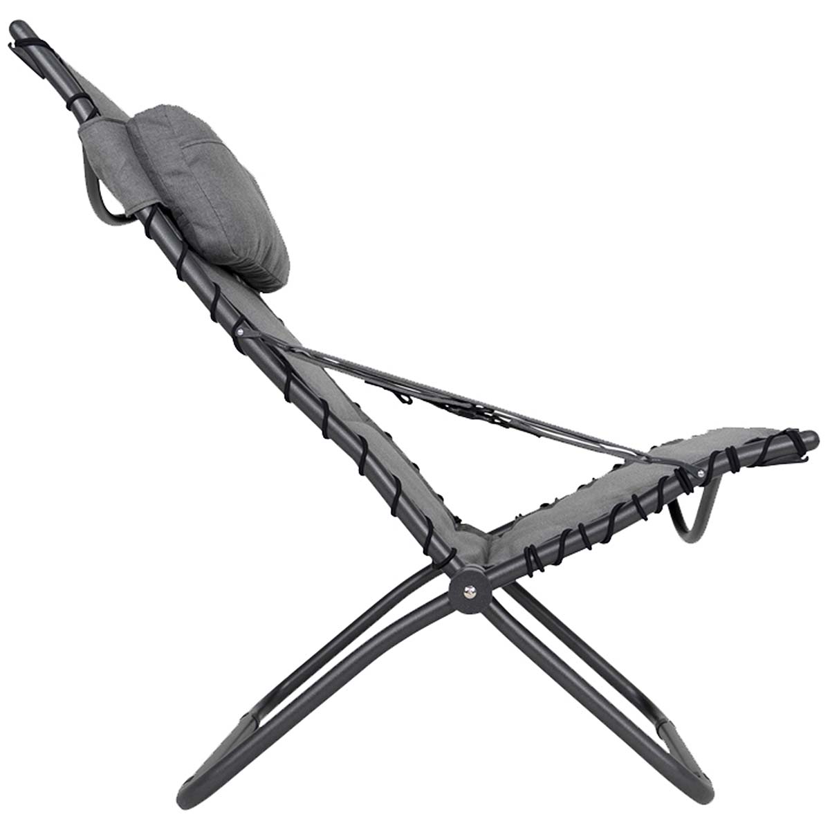 Crespo AP-262 Tex-Comfort loungestoel - Light Grey