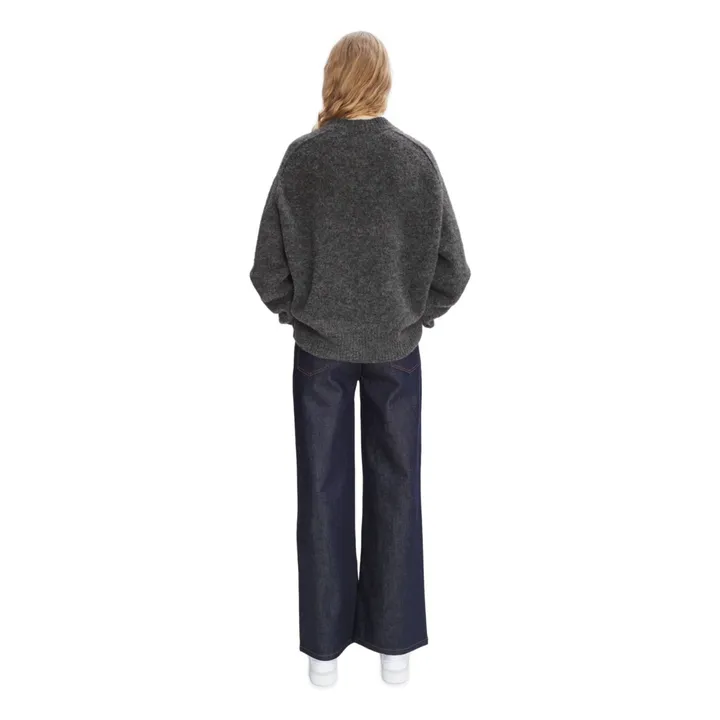 A.P.C. Pull Naomie Baby Alpaga | Gris anthracite chiné