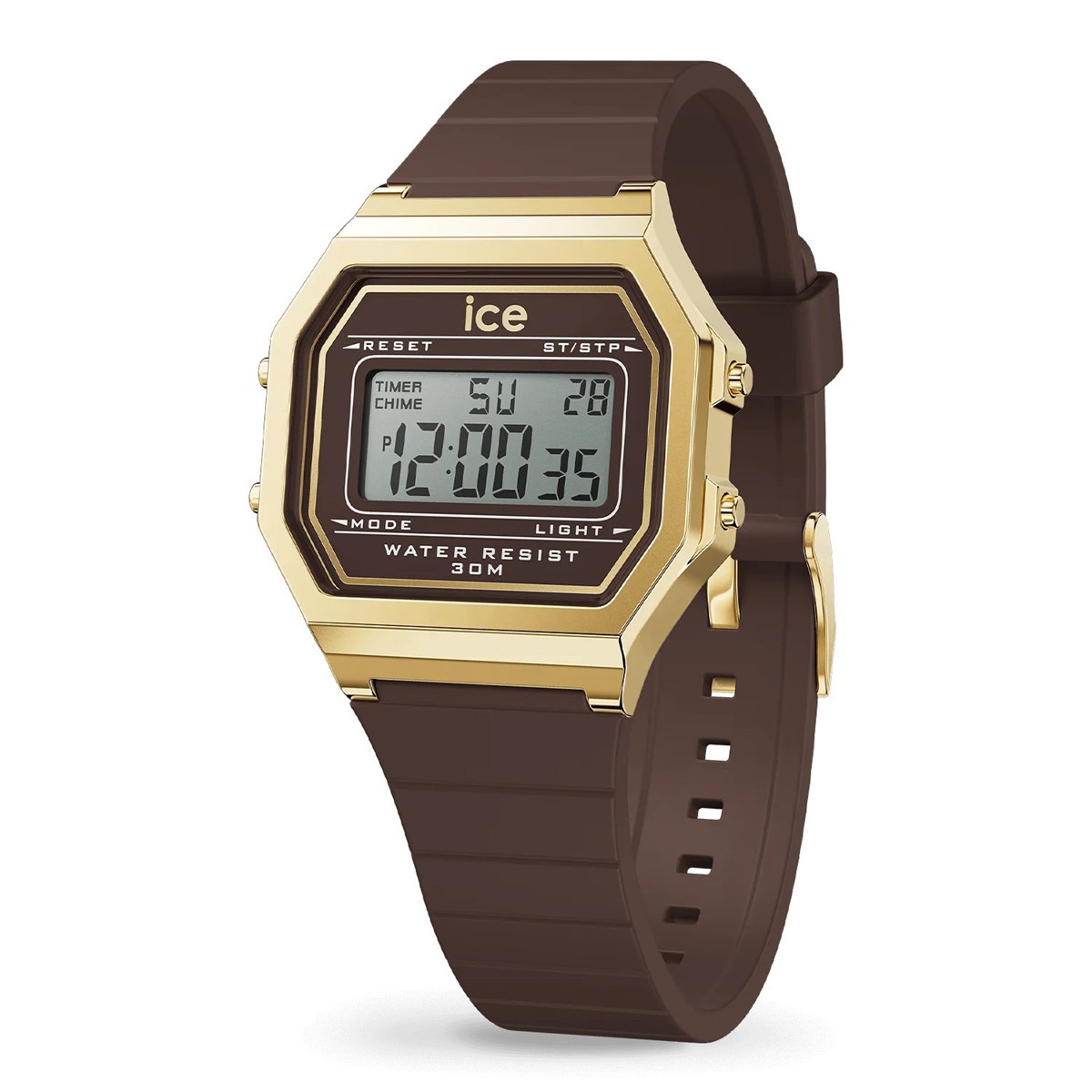 Montre femme Ice Watch Ice Digit RetroBrown cappuccino S