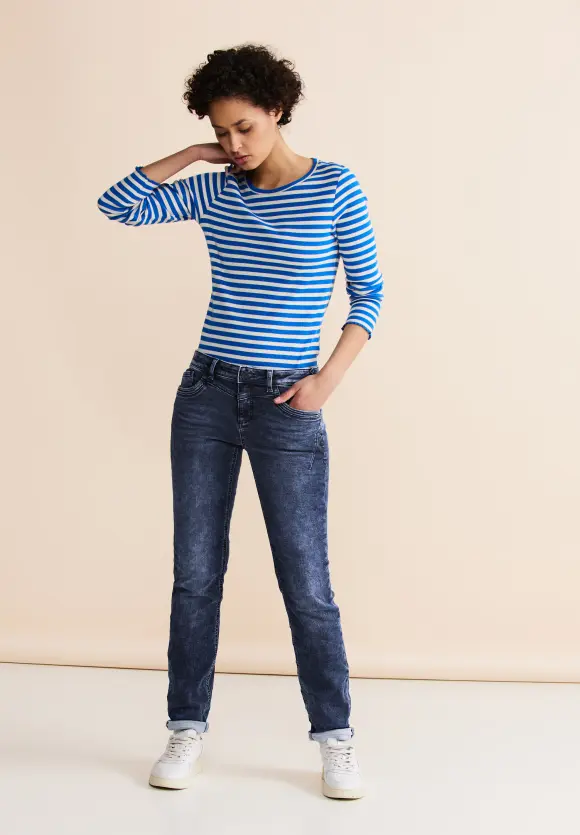 Casual Fit Jeans - indigo knit washed