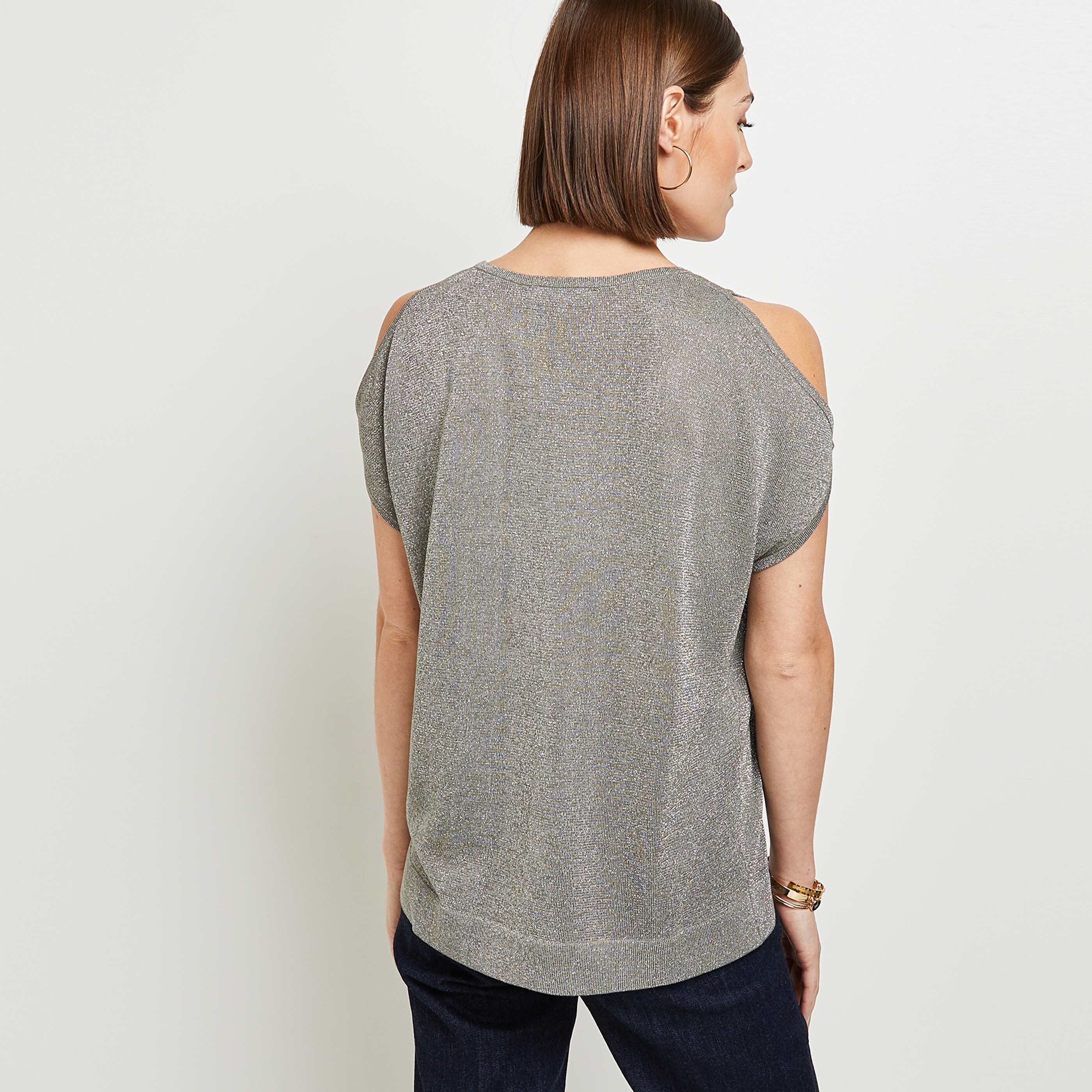 Pull sans manches femme - KAKI