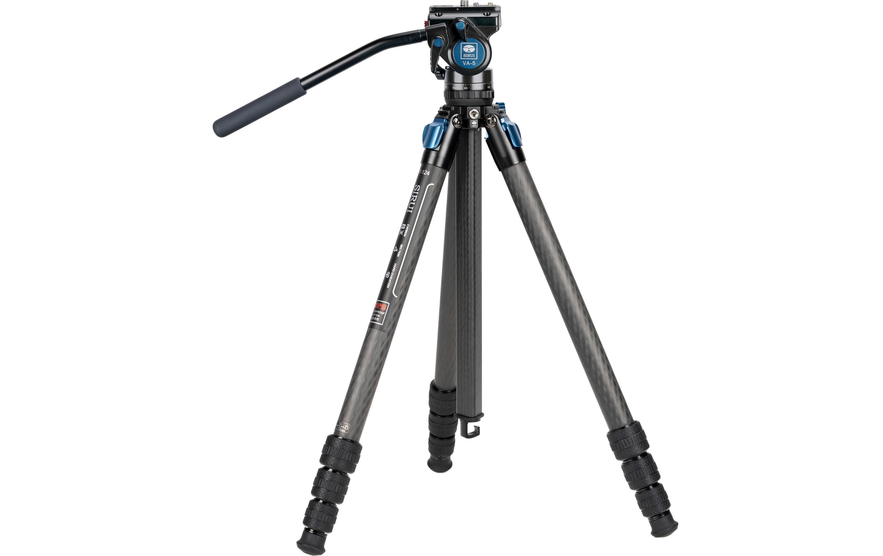 Stativ ST-124 Superb Travel mit VA-5 Videokopf<br>Leichtes und kompaktes Dreibeinstativ mit präzisem Videokopf