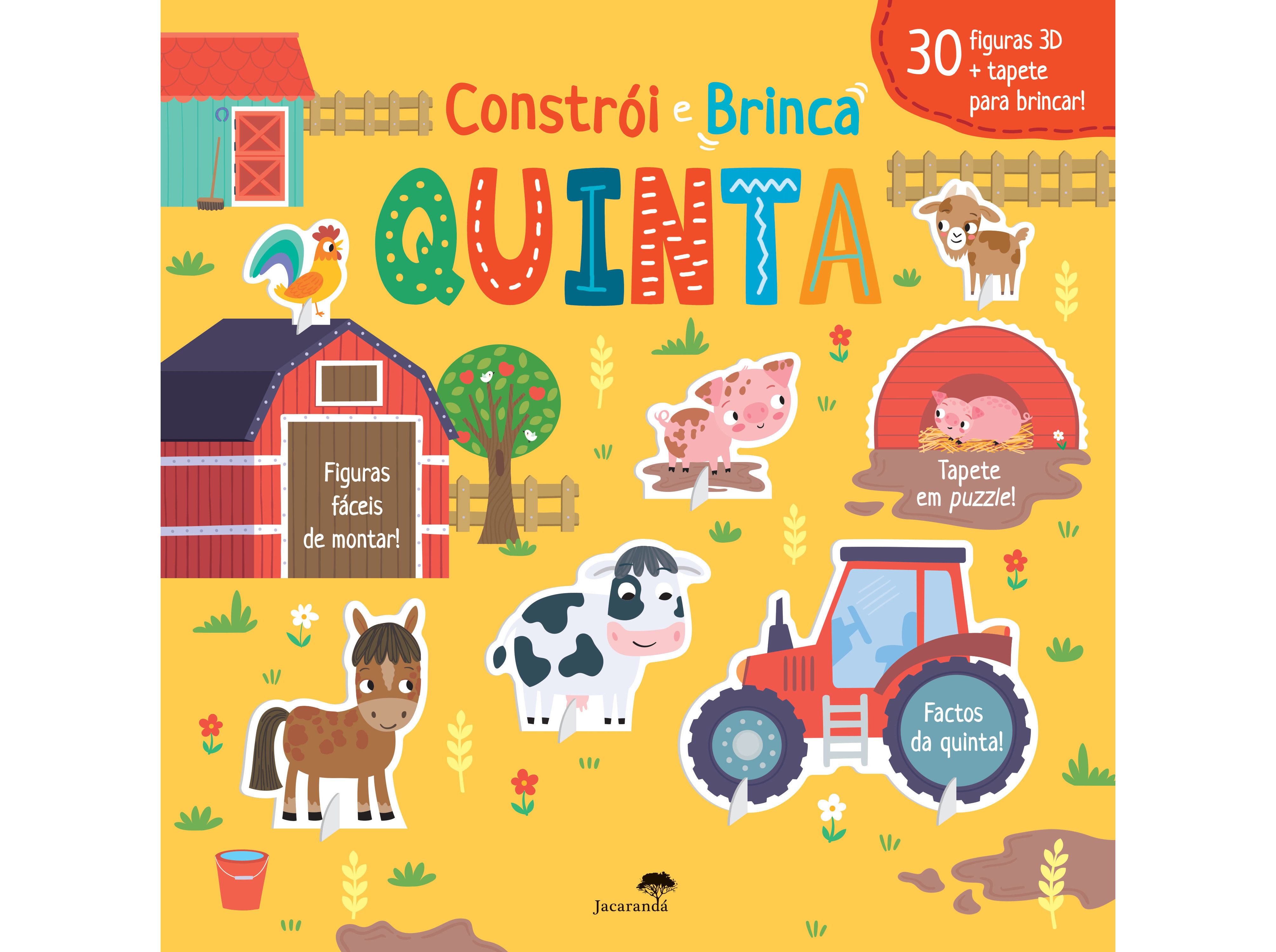 LIVRO CONSTRÓI E BRINCA QUINTA DE AAVV