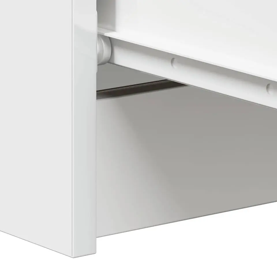 vidaXL - Dressoir - Wit - Bewerkt hout