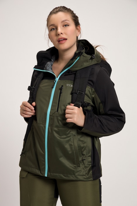 HYPRAR Funktionsjacke, wasserdicht, Kapuze