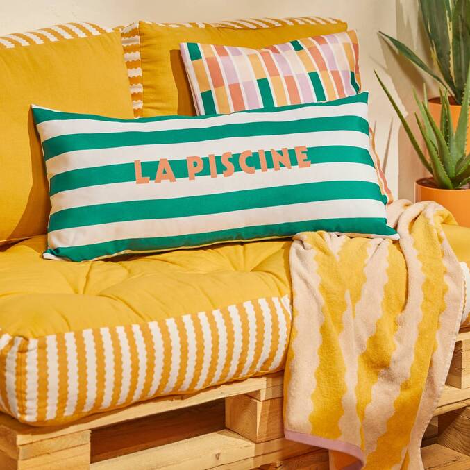 Coussin d'extérieur rectangulaire POOLSIDE Vert