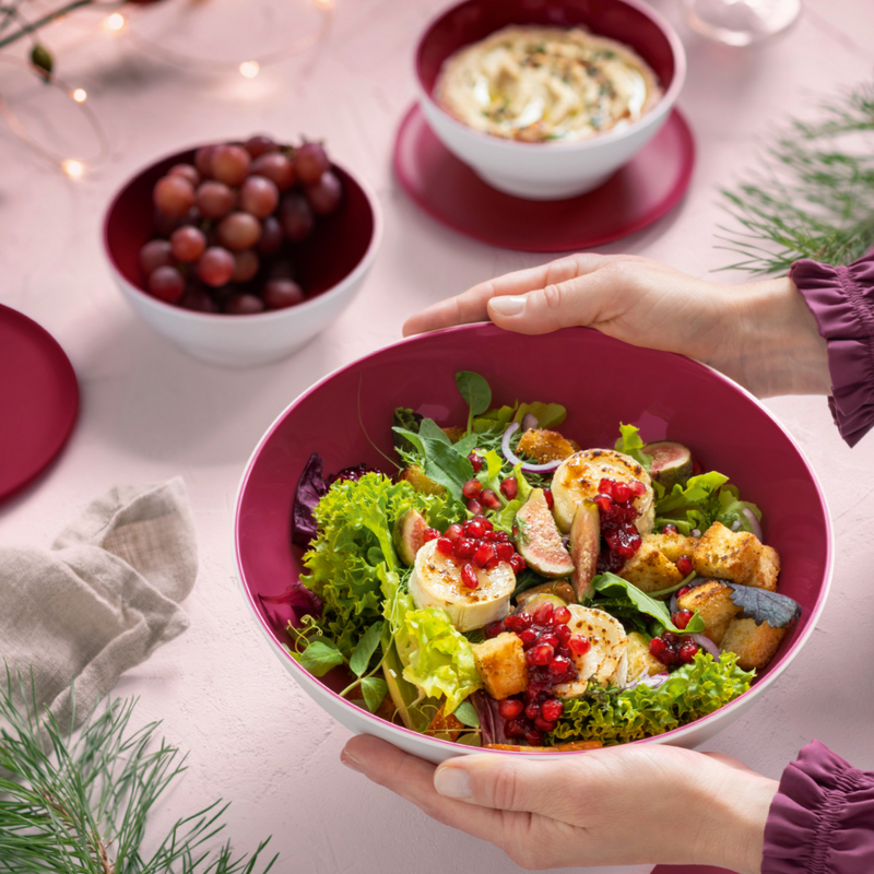 Allegra 1,5 l Die Schüssel für die mittlere Portion Salat