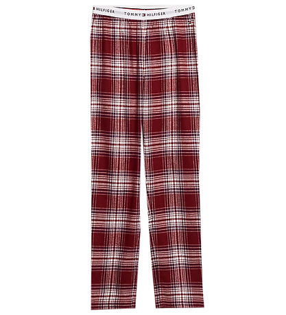 Tommy Hilfiger Natt?j - 2-delt - PJ Print - Ancient White/Plaid