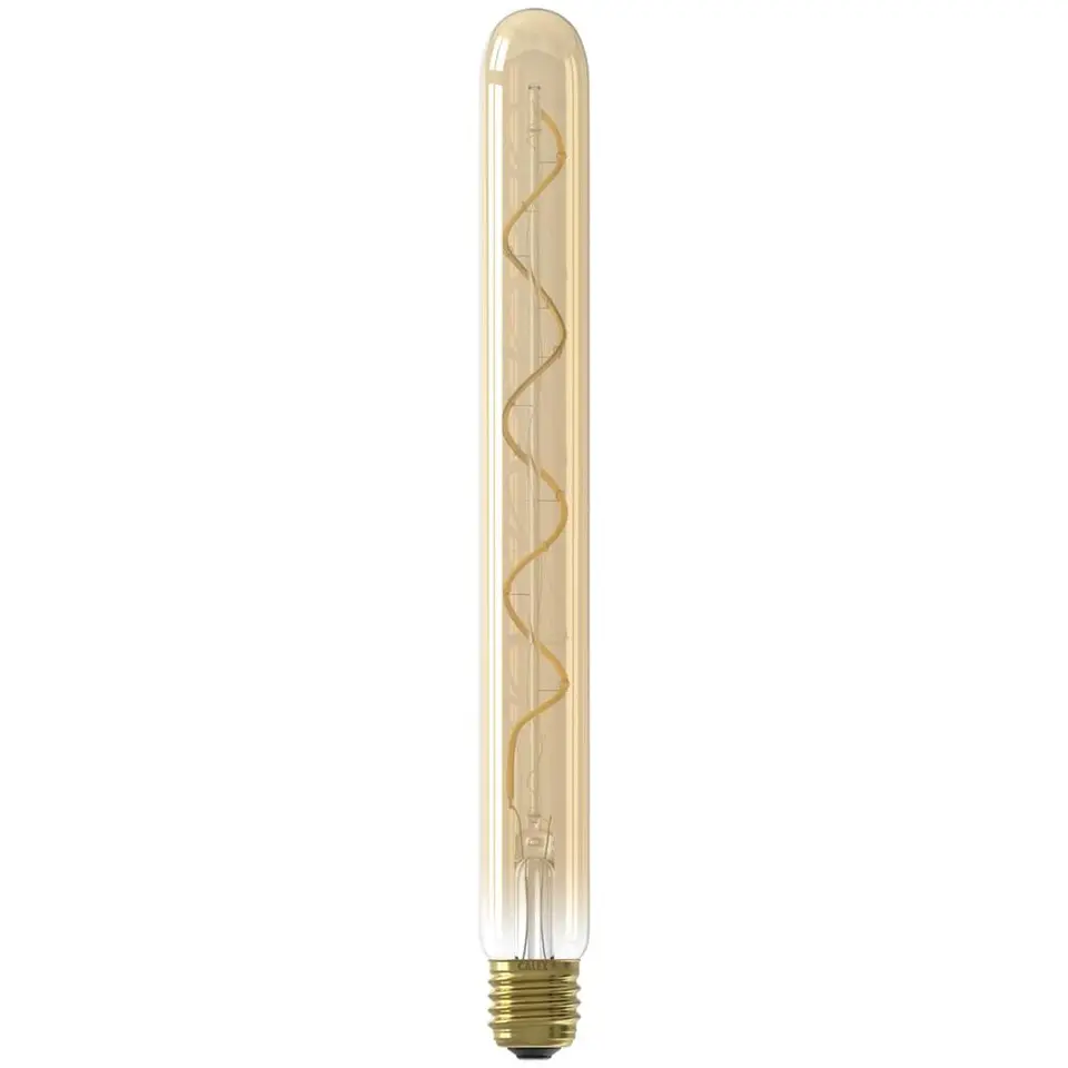 Calex LED buislamp - T32x300 - goudkleur - E27 - 3.8W - 250LM - dimbaar