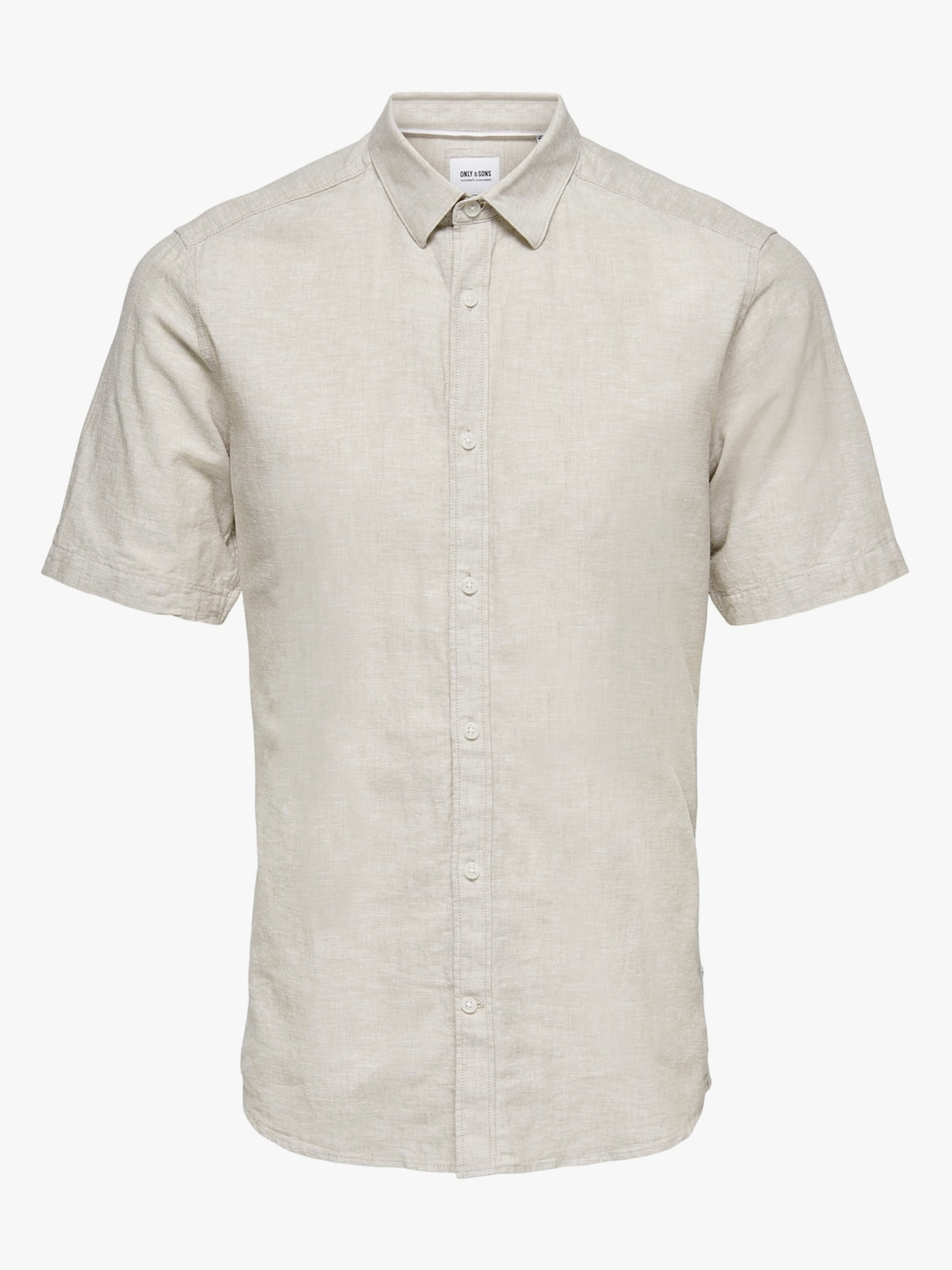 Caiden Short Sleeve Solid Linen Shirt
