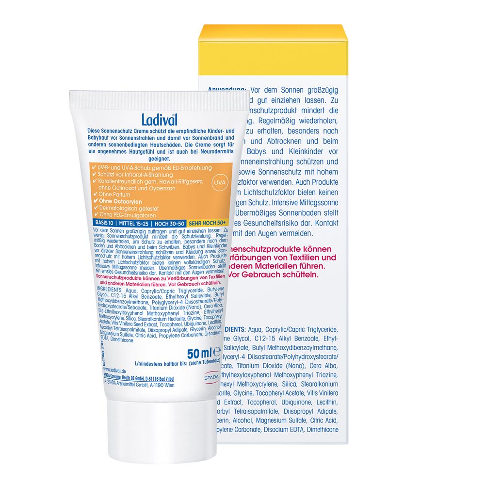Ladival® Kinder Sonnencreme für das Gesicht LSF 50+