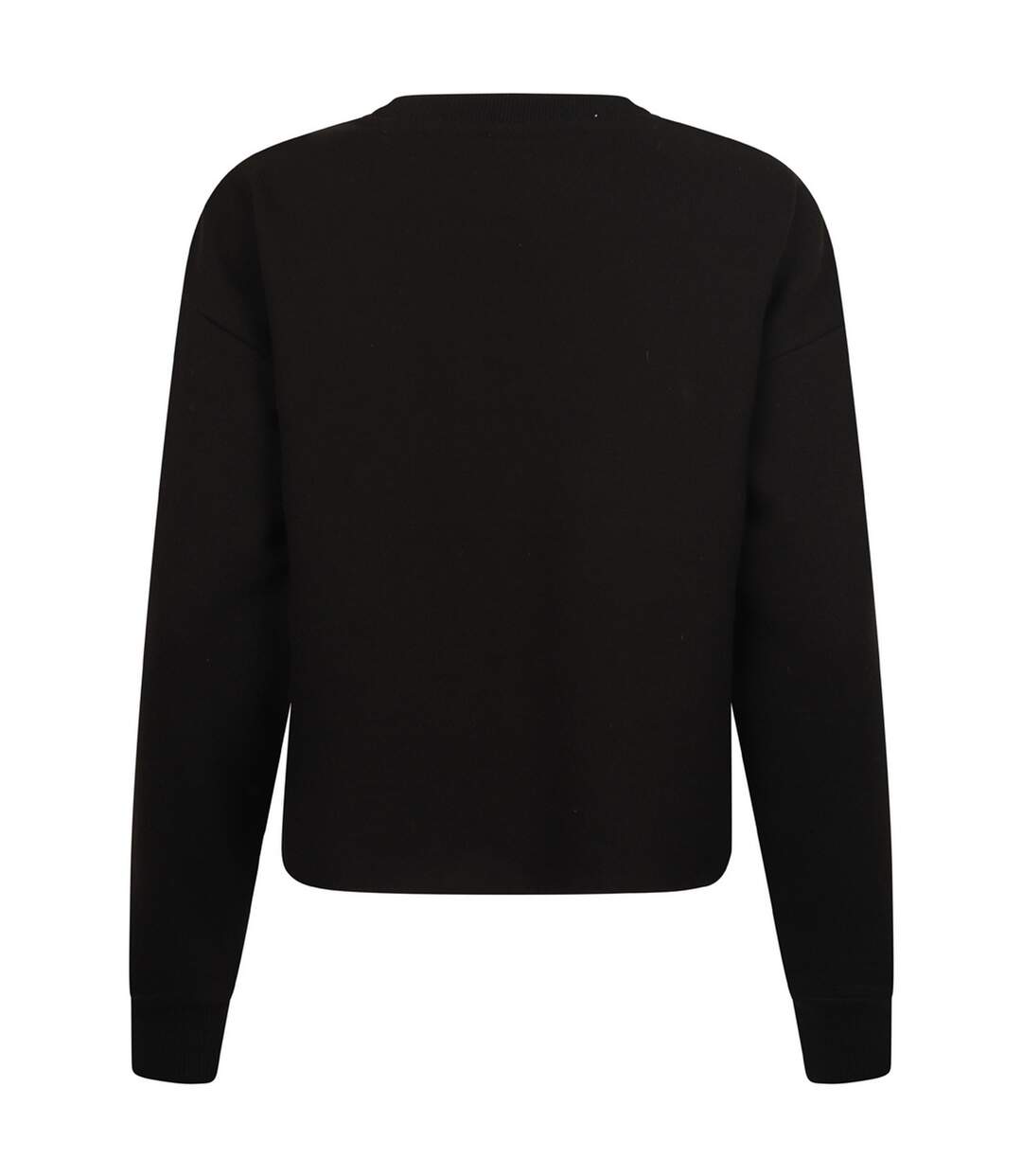 Sweatshirt court à coupe ajustée -  Femme (Noir) - UTPC3561