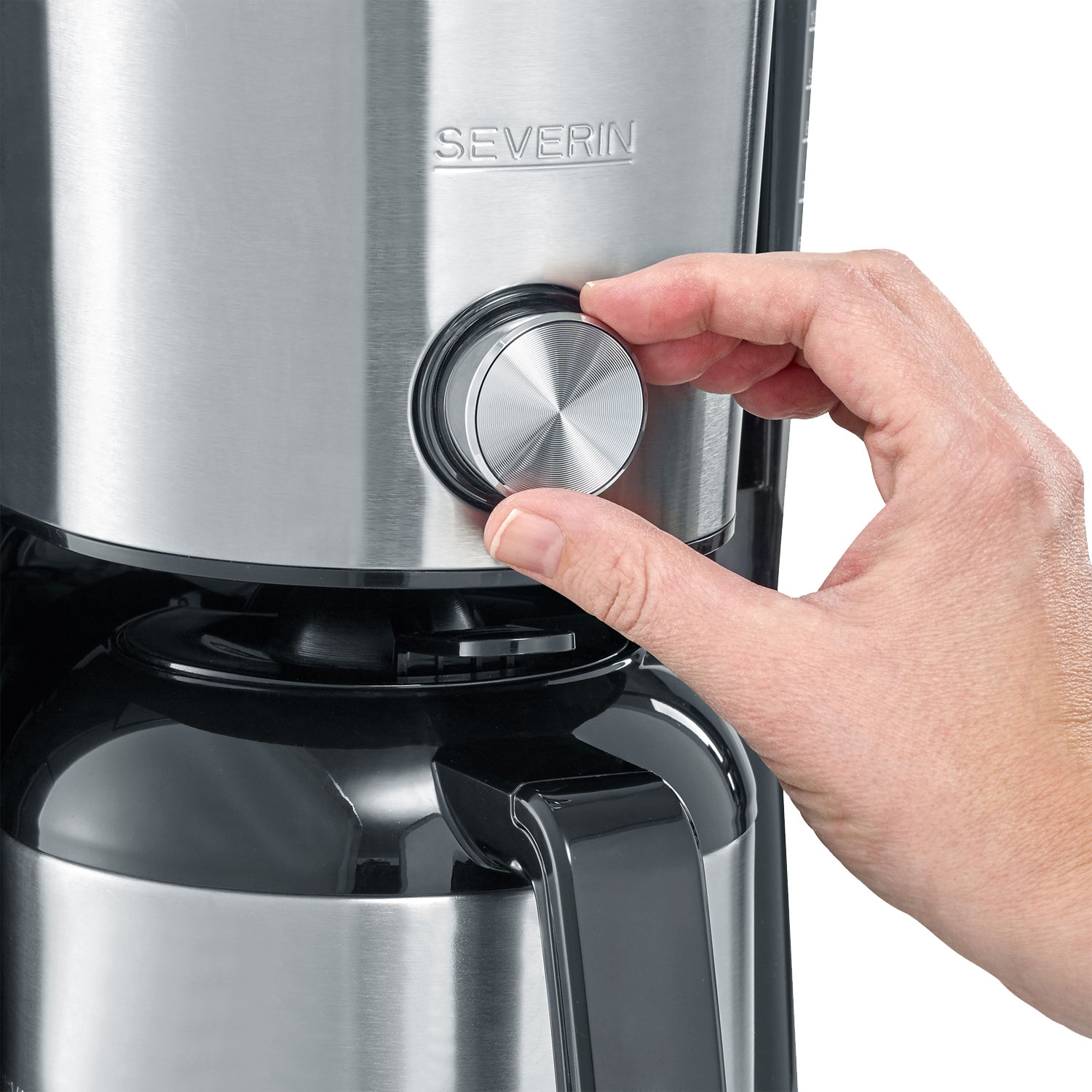 Severin Filterkaffeemaschine mit Edelstahl Thermokanne 1 Liter