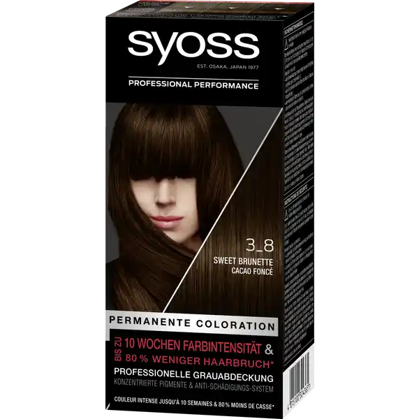 Professional Performance permanente Coloration 3_8 Sweet Brunette