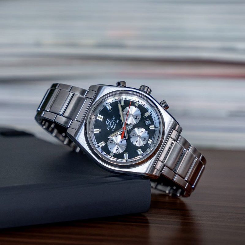 EDIFICE - Chronograaf - Zilver - RVS - Waterbestendig 10 bars
