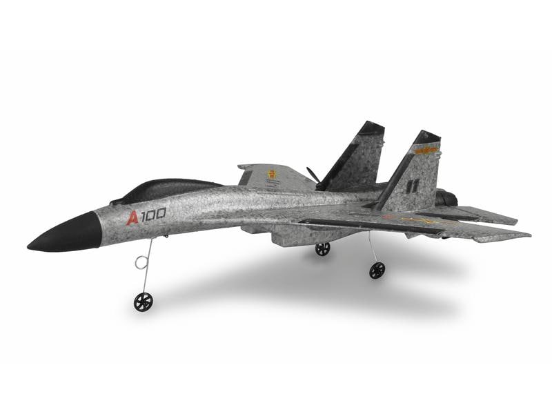 Amewi Flugzeug J-11 3-Kanal mit Gyro RTF 2 Motoriges Einsteiger Flugzeug im Design eines Shenyang J-11 Jet's