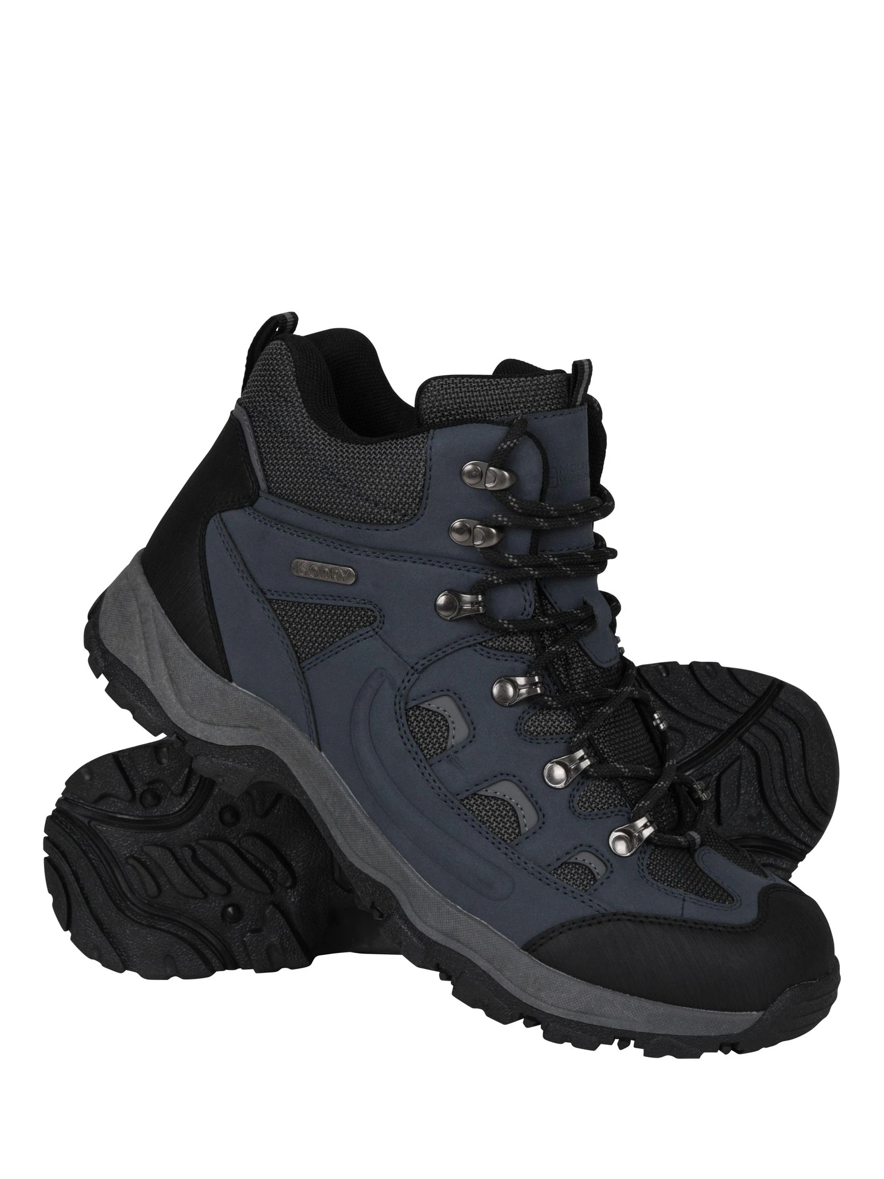 Koraalblauw - Mountain Warehouse - Adventurer - Waterdichte wandelschoenen voor heren