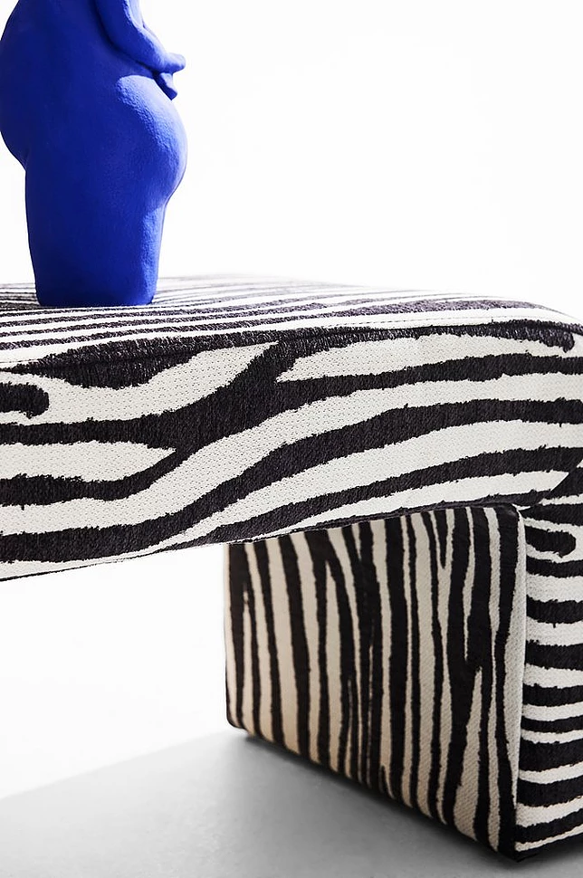 Odette bänk zebra 120 cm