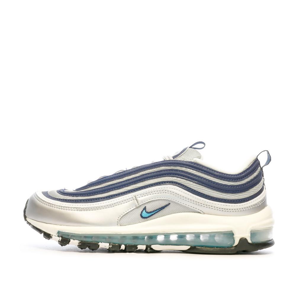 Nike Baskets Grise/Bleu Mixte Nike Air Max 97