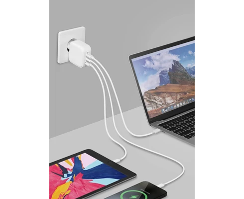 Andersson WLC-G2450 - Wall Charger PD 65W 2xUSB-C 1xUSB-A White