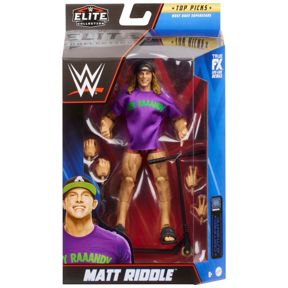 WWE Elite Collection Serie 4 Top-Auswahl: Matt Riddle Actionfigur
