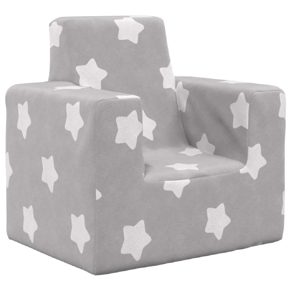 vidaXL Canapé enfant - Gris clair