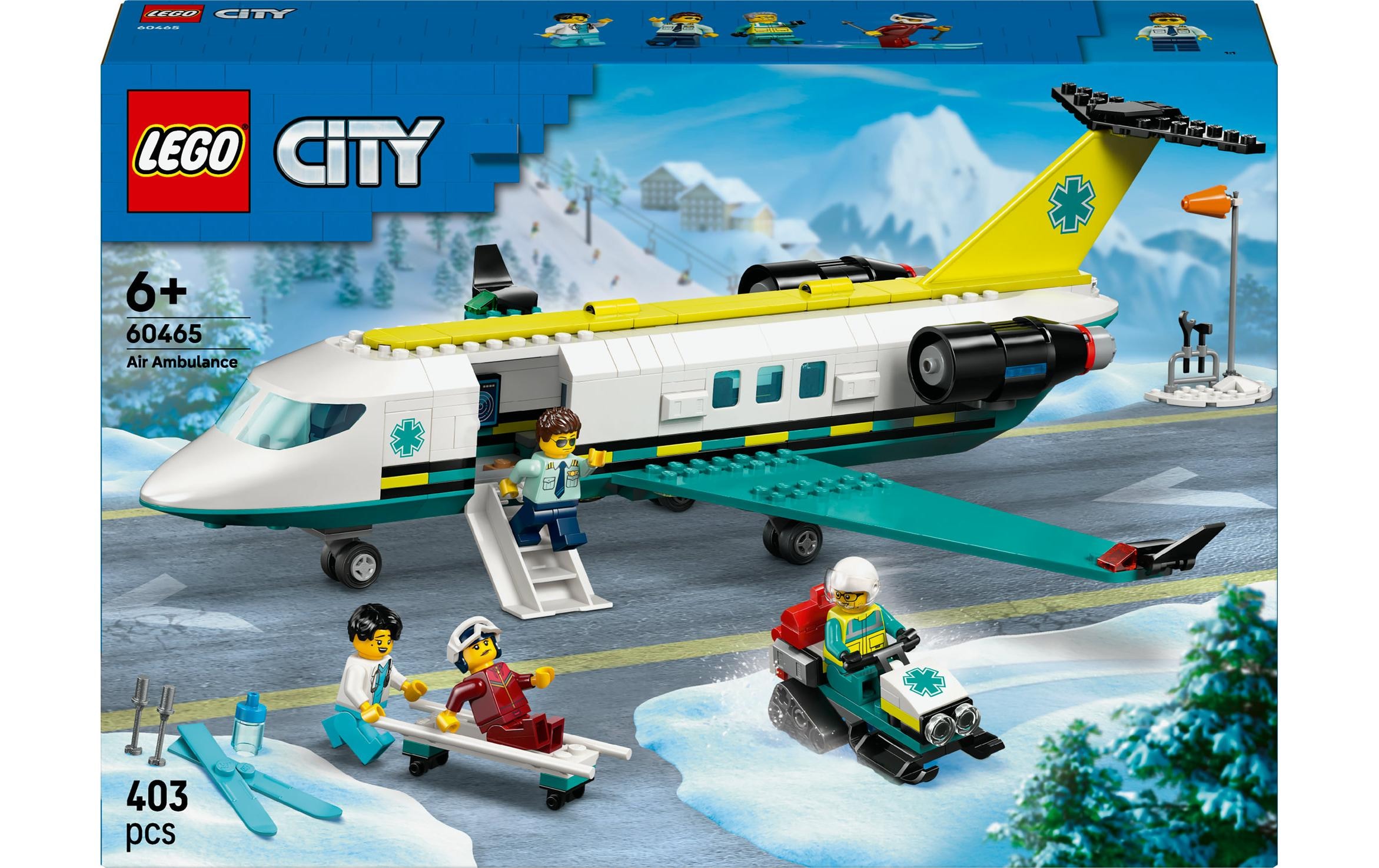 LEGO® Spielbausteine »City Notfallrettungsflugzeug 60465«