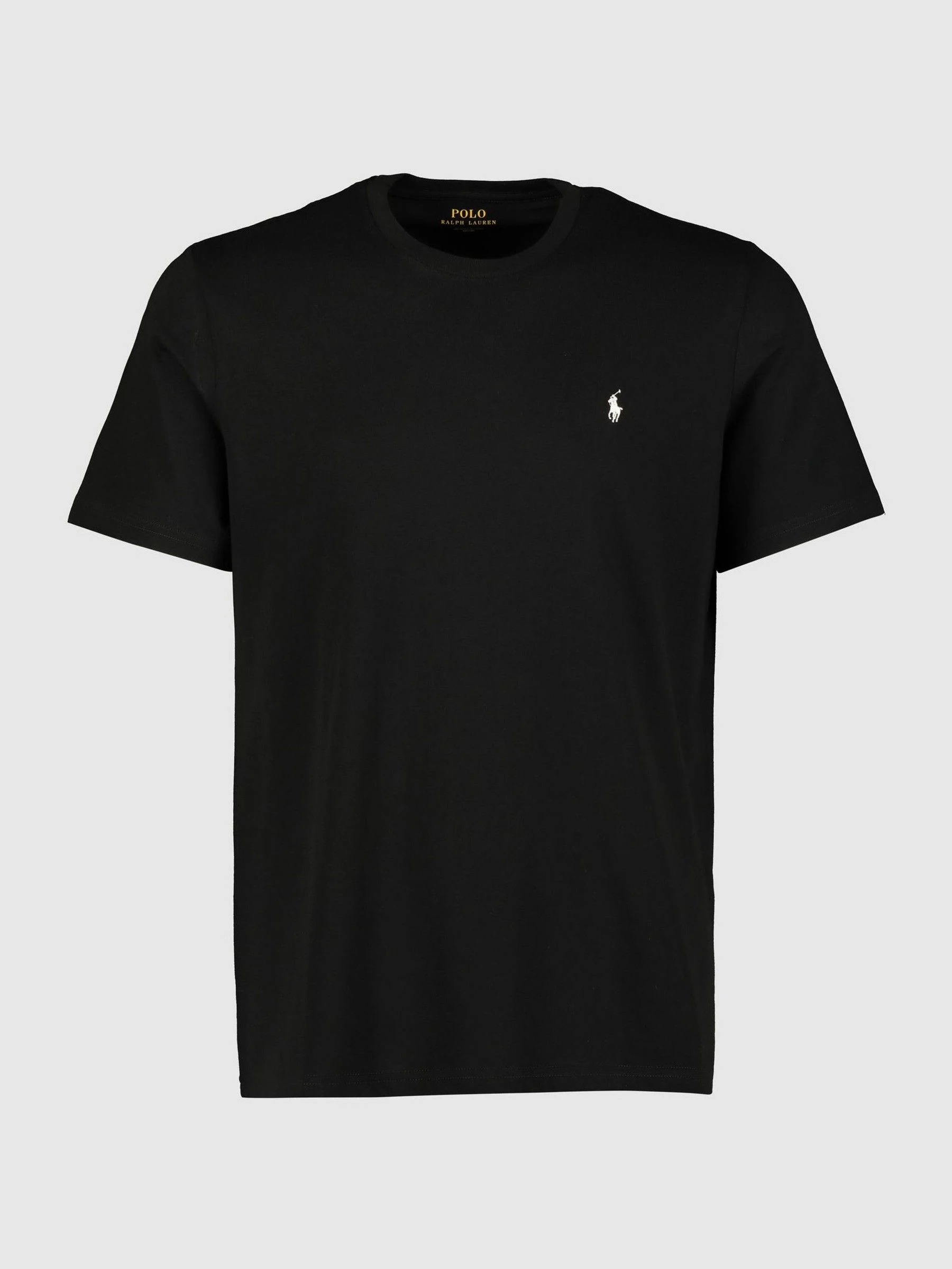 Zwart - Polo Ralph Lauren katoenen jersey T-shirt met logo