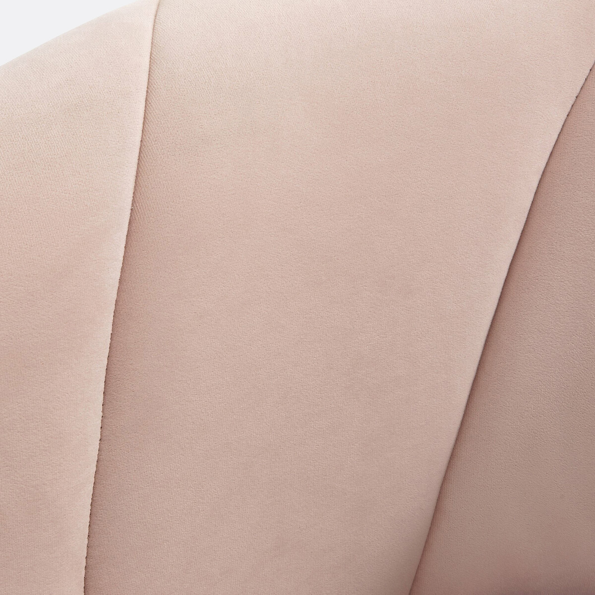 LA REDOUTE INTERIEURS<br>Cadeira longa em fluweel, links, Leone