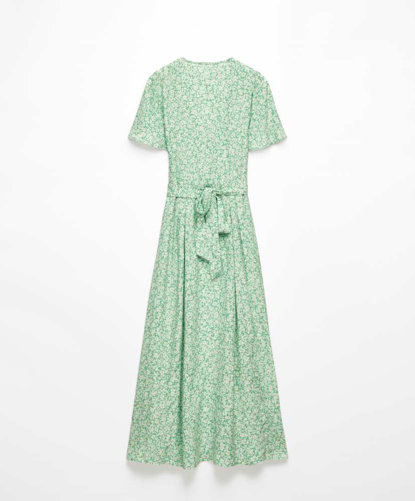 vestido longo floral