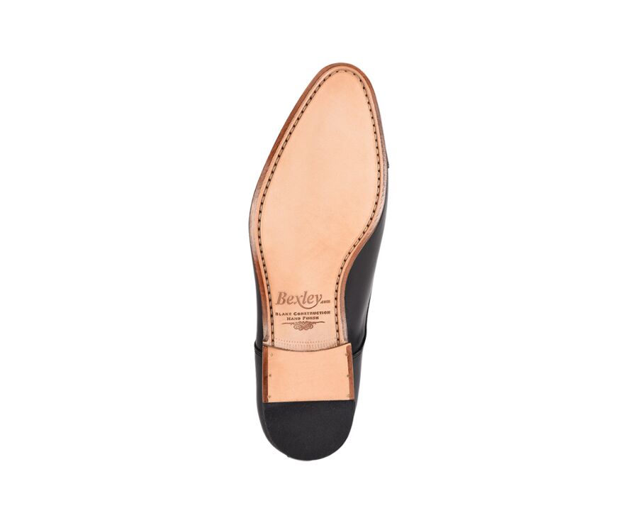 Derbies homme Noir semelle cuir - DURRINGTON