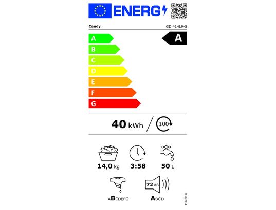 CANDY - Lave linge Frontal GD 414L9-S