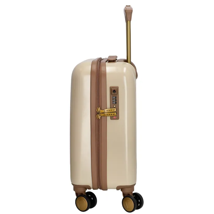 Charm London Capetown Underseat Koffer Beige