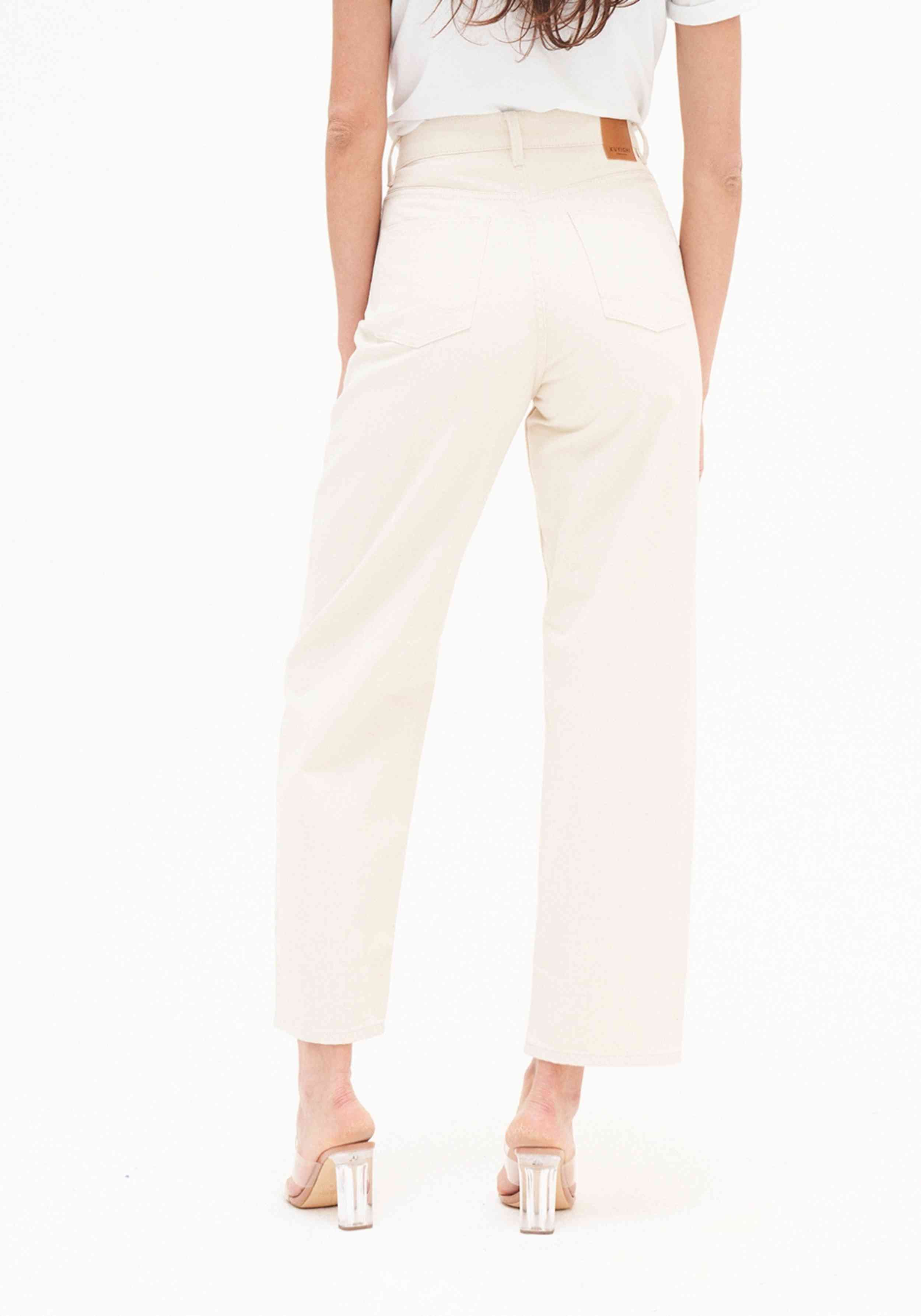 Kuyichi Damen-Jeans Bobbie Barrel Undyed
