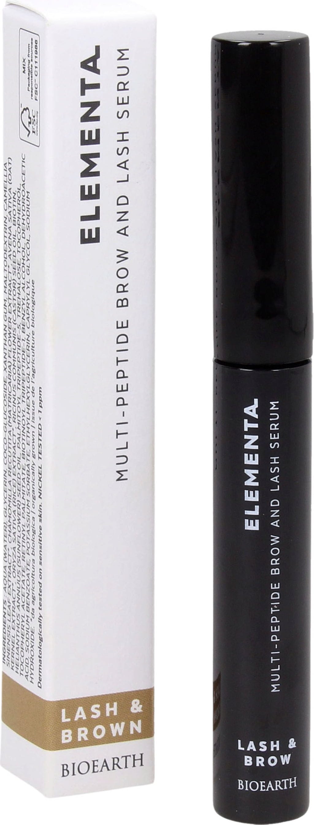 BIOEARTH  ELEMENTA Multi-Peptid Wimpern & Augenbrauen Serum, 5 ml