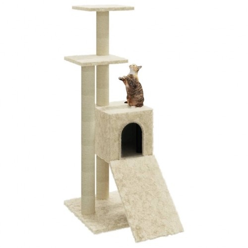 Arranhador para Gatos vidaXL com Casinha