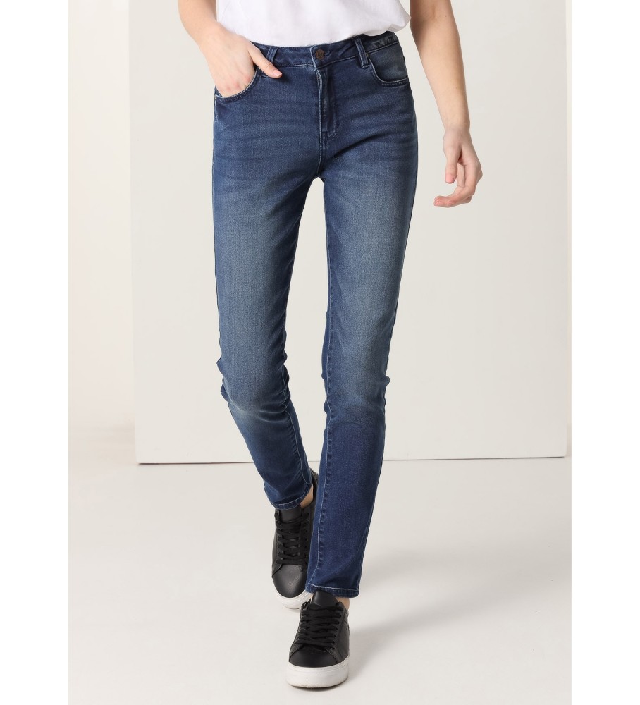 Calça jeans skinny de cintura baixa Lois Jeans azul