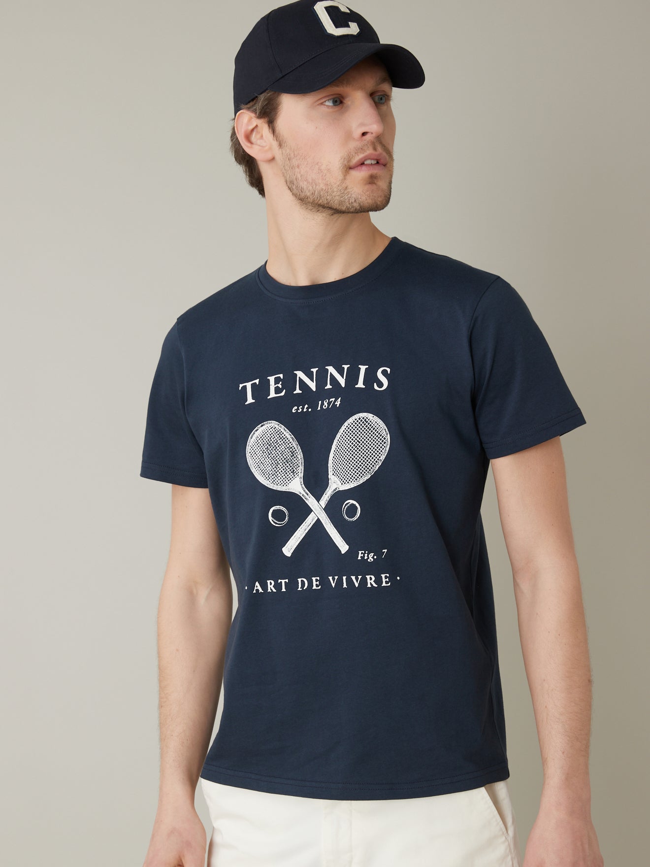 T-shirt homme imprimé devant