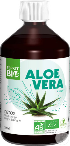 Esprit Bio Aloe Véra À Boire Détox Bio Flacon 500ml