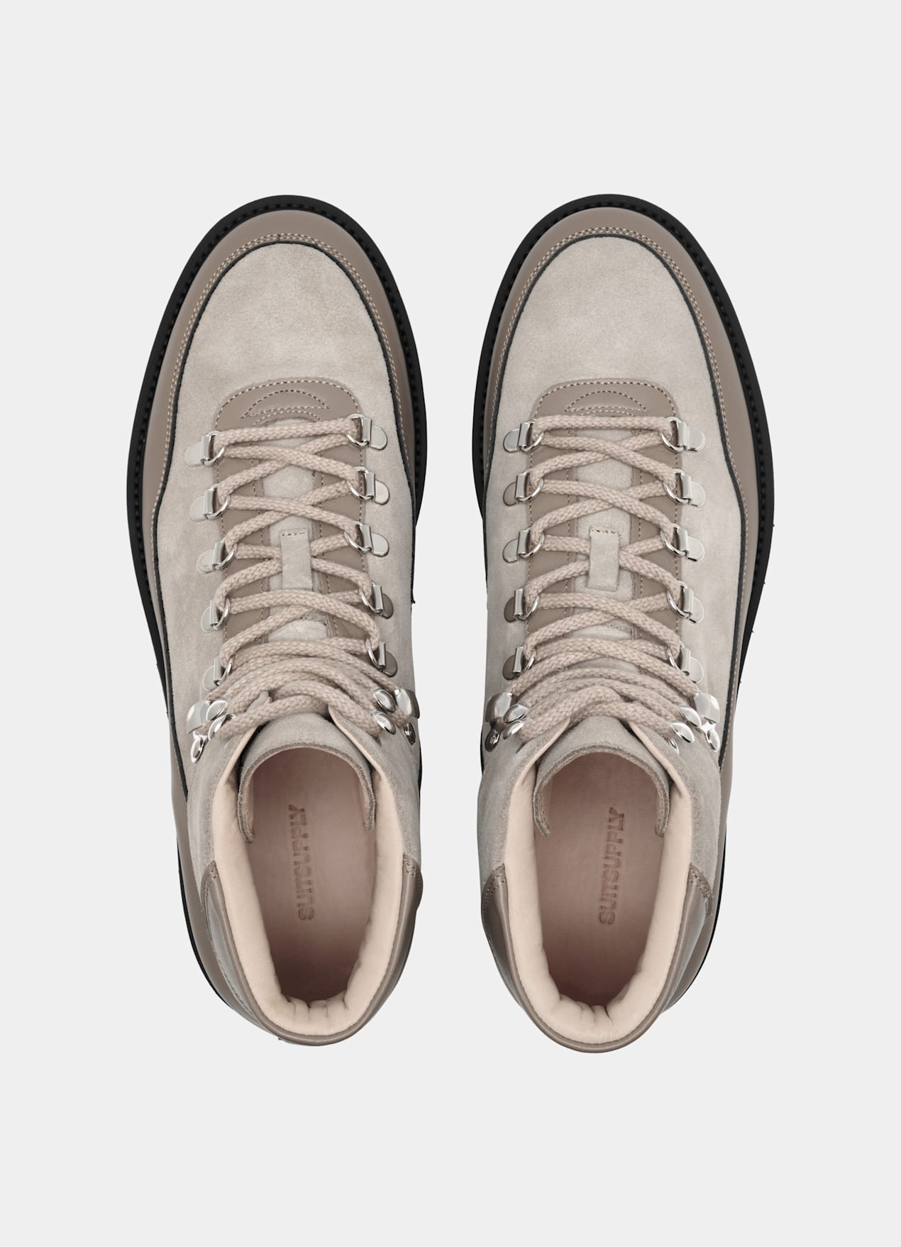 Bottines de marche sable