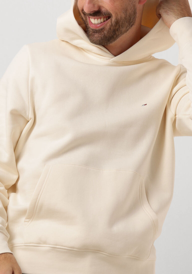 TOMMY HILFIGER beige tommy hilfiger trui flag logo hoody