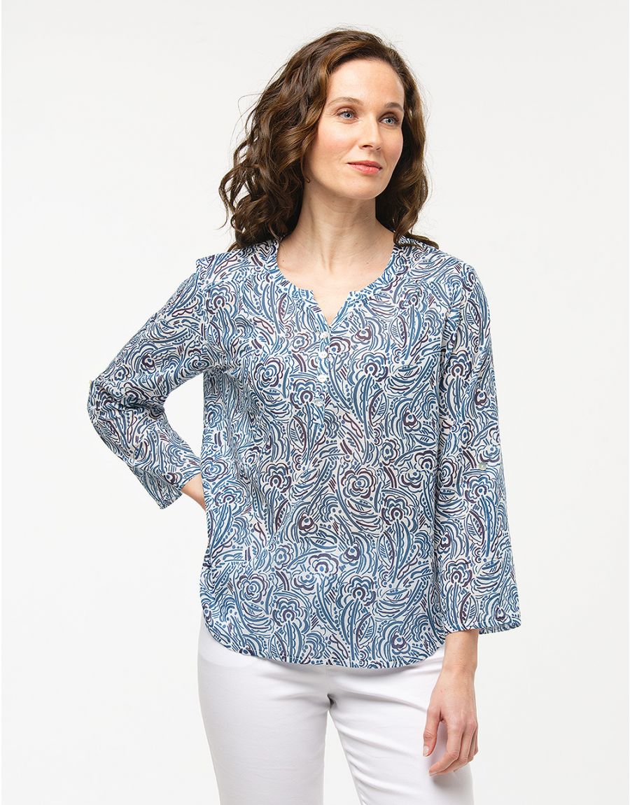 Tunique voile de coton