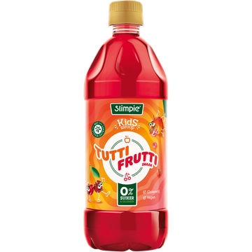 Slimpie Kids Siroop Tutti Frutti Smaak 580 ml